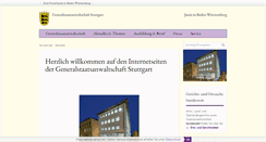 Desktop Screenshot of generalstaatsanwaltschaft-stuttgart.de