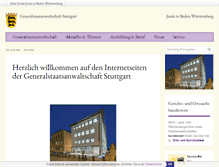 Tablet Screenshot of generalstaatsanwaltschaft-stuttgart.de